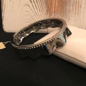 Lia Sophia - Silver Cut Crystal Bracelet - NWT
